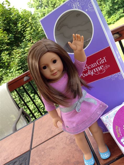 The 18" <strong>Truly Me</strong>™ doll has lifelike eyes that open and close smoothly, realistic hair that can be styled, a soft cotton body, and a movable head and limbs made of smooth vinyl. . American girl truly me